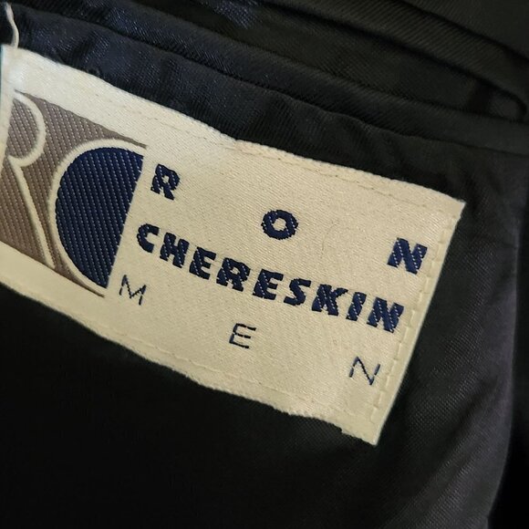 Ron Chereskin Vintage Navy Wool Blazer Sport Jacket Size 42L - Picture 4 of 6